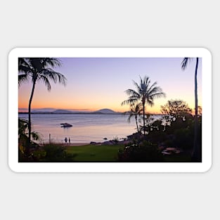 Bowen Sunset From Whitsunday Sands Resort Sticker